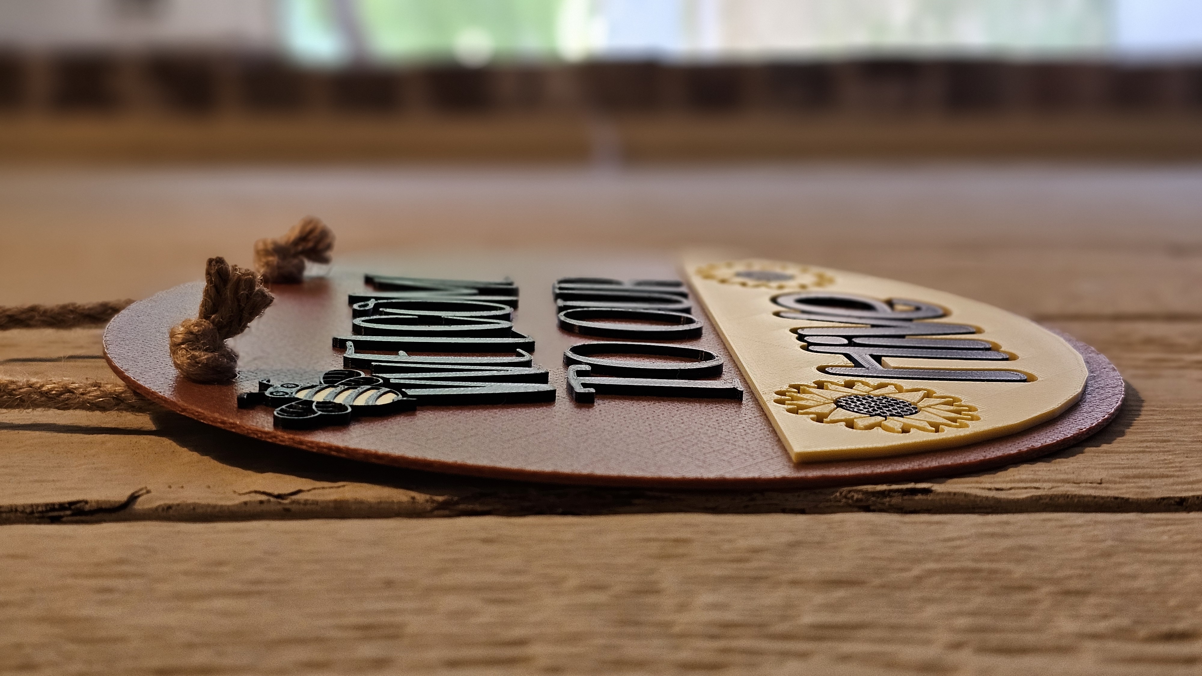 Decorative Craft Sign - 3D printed home decor sign